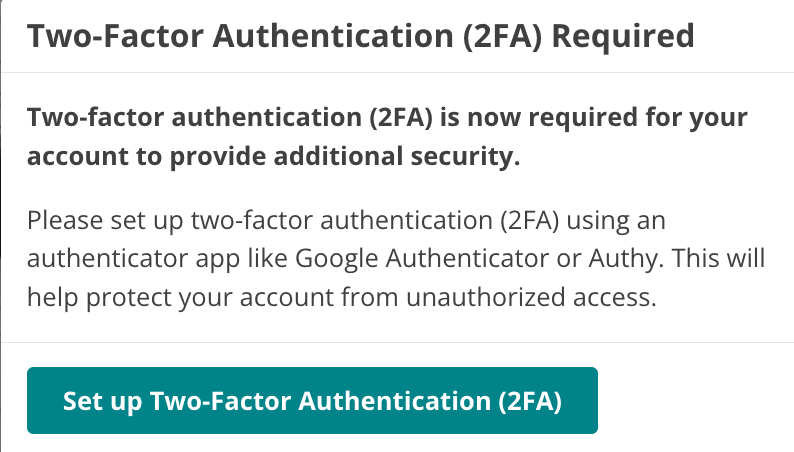 How does Two-Factor Authentication (2FA) work?