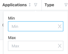 applications columne